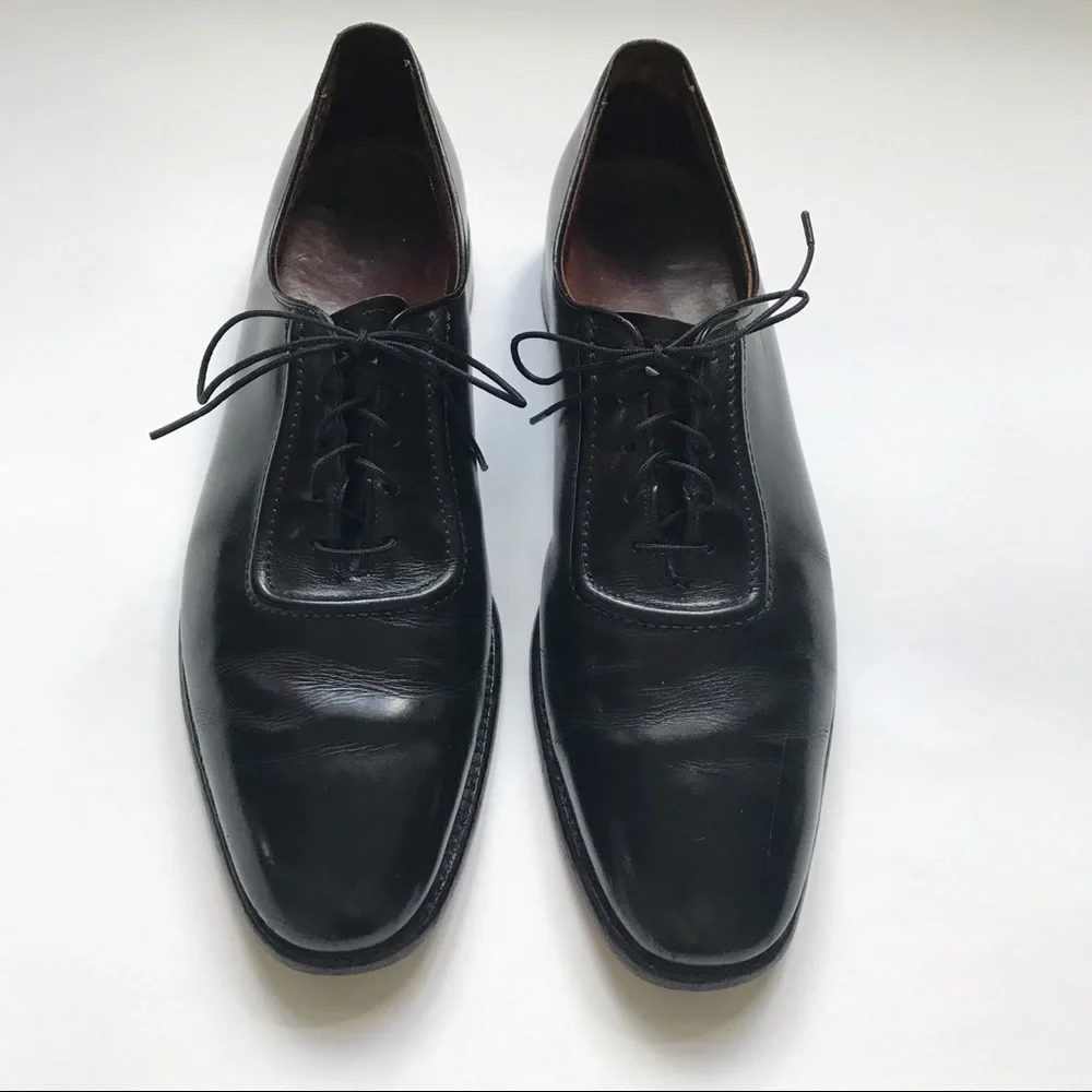 Allen Edmonds Belgium Black Leather Size 13 AAA